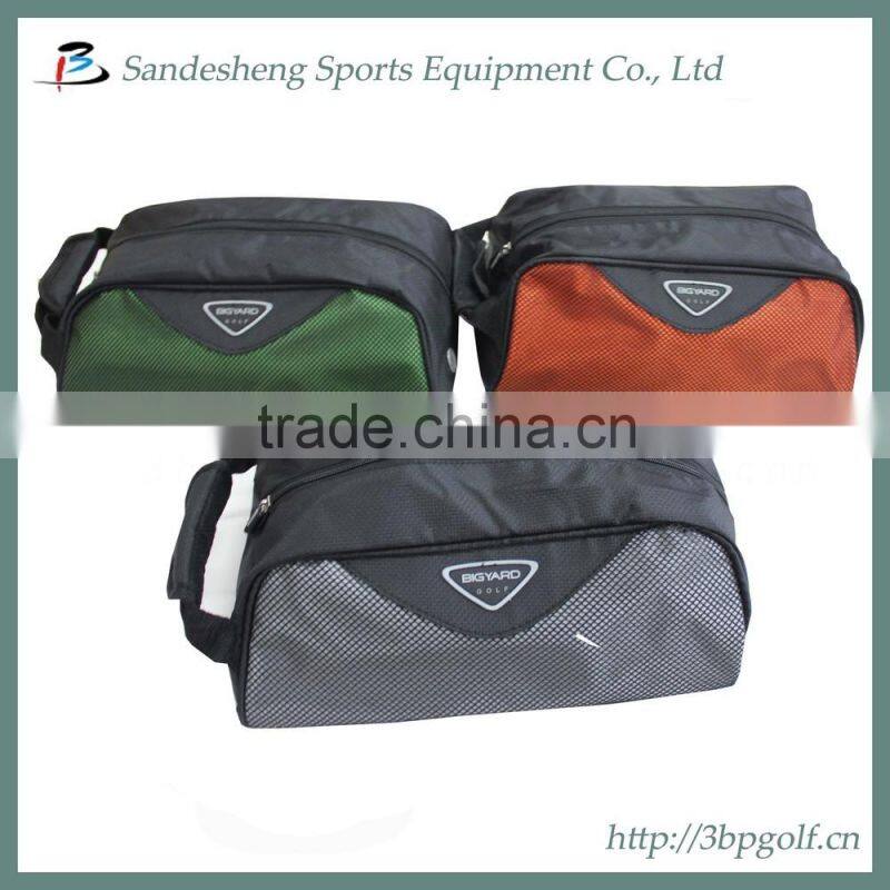 new design hotsell pu leather golf shoe bags