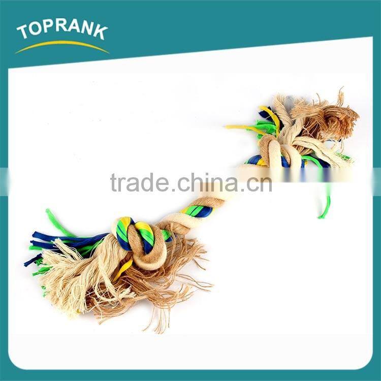 China wholesale rope bone shape dog toy chew, crochet dog toy bone