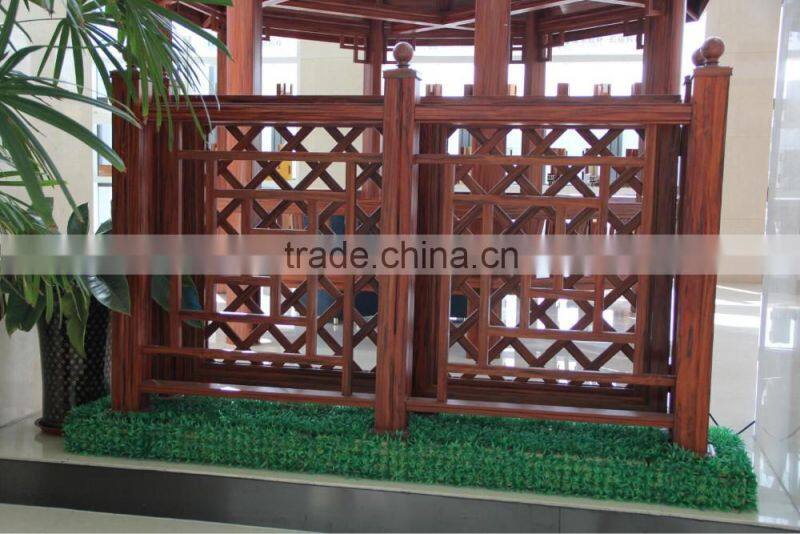 Wooden aluminum pergola