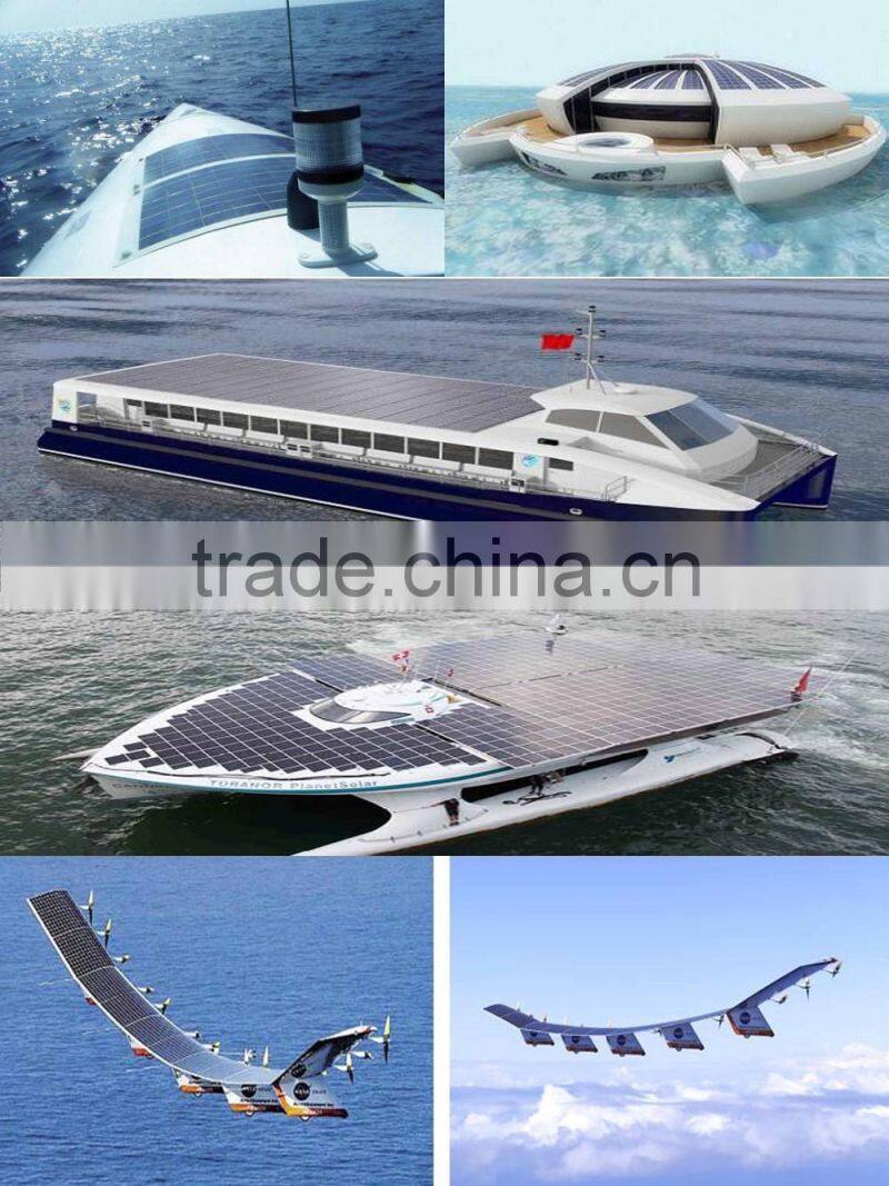 High efficiency Sunpower cell Semi Flexible solar panel 300W 320W