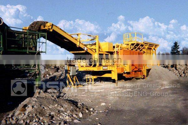 Tyre Mobile Impact Crusher Plant