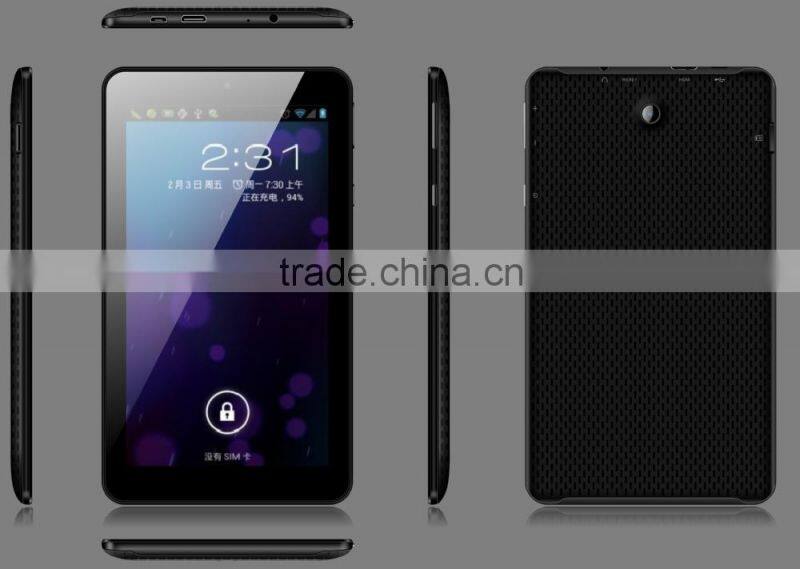 Chinese OEM 7" A33 quad core android tablet pc with dual camera