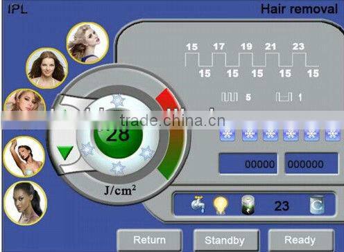 New upgraded ipl hair removel equipment hair removal lamp ipl 610nm with CE ISO