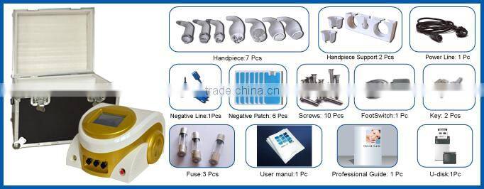 Hot selling cavitation monopolar rf machine for wrinkle removal