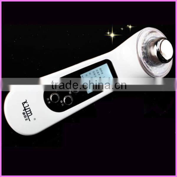 2014 new designed 3M ultrasonic beauty machine with LED photon therapy