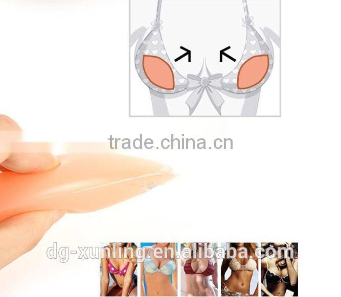 Promotion top sale clear silicone nipple bra inserts