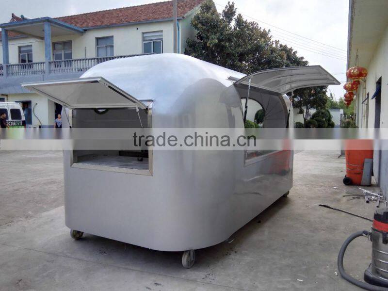 2015 Shanghai jiexian silver colored JX-BT400 best portable christmas mobile food truck