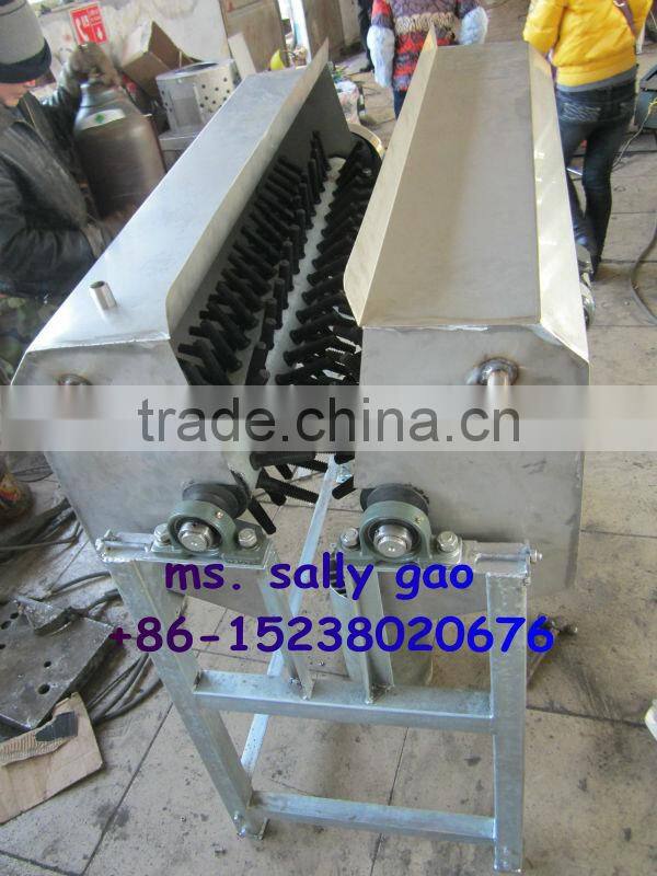 stainless steel commerical chicken paw peeling machine