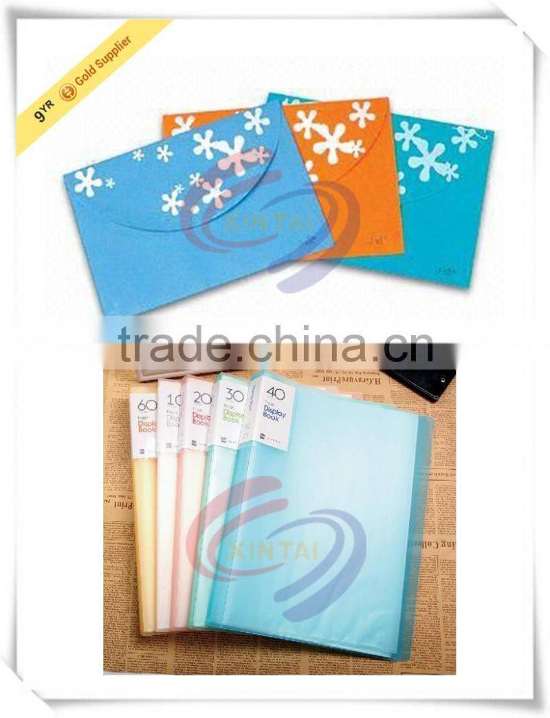 Office stationery file folder / clear plastic document holder / plastic file folder