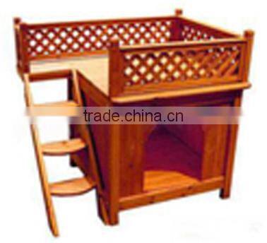 Luxury wooden dog house
