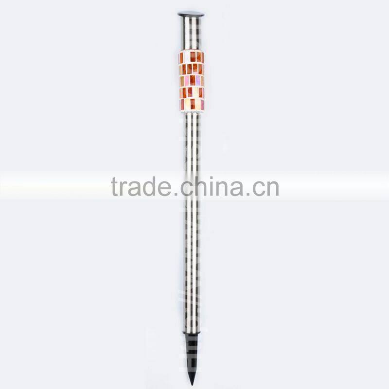 factory price high quanlity garden light waterproof led glass mosaic solar lights