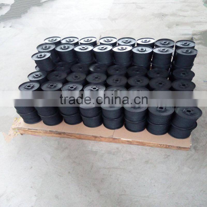 3 strand twisted 1.5 mm nylon cording polyethylene corda