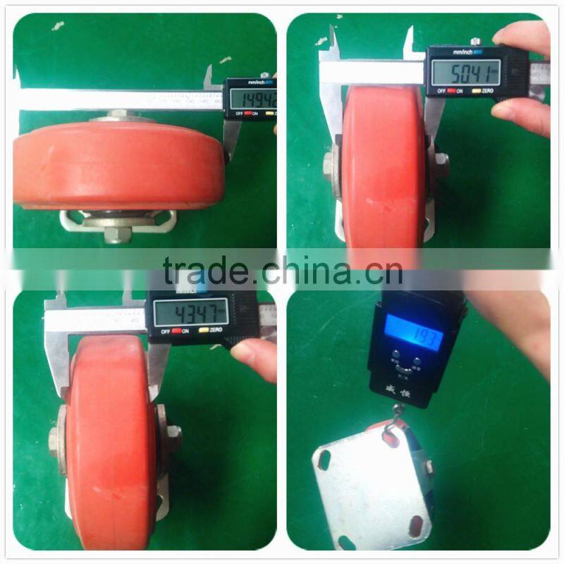 heavy duty oven solid castors 6''