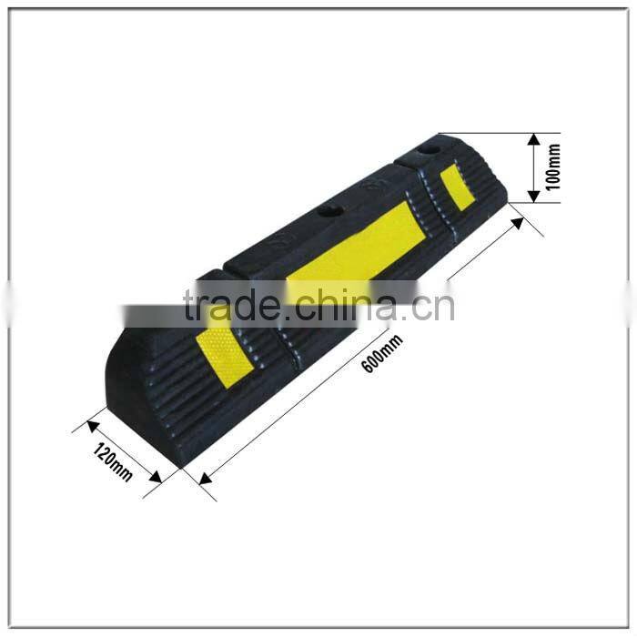 New style rubber wheel chock stopper parking block