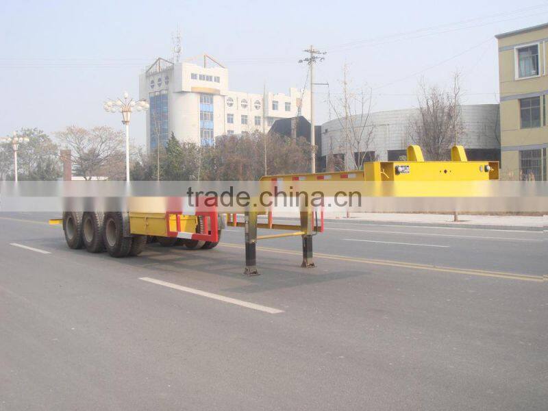 china manufacturer supply skeleton semi trailer with high quality