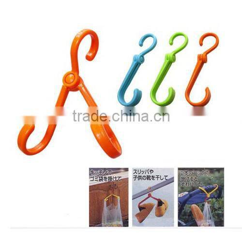 plastic foldable travel hangers coat shoe hangers
