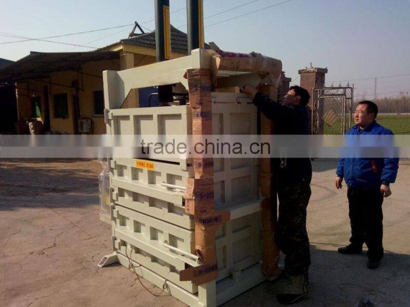 Hydraulic hay baler machine,cardboard baling press machine HD-30T