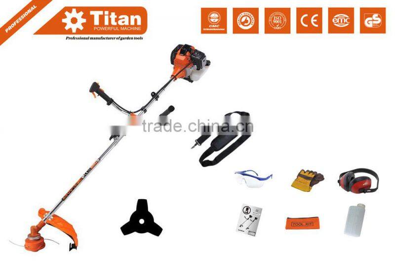 43cc petrol brush cutter /grass trimmer /3 T blade & nylon spool