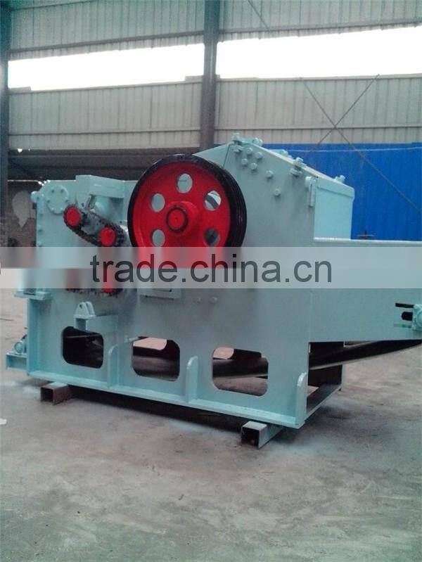 Industrial wood chipping machine drum type wood chipper for sale
