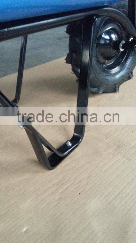 Steel Industrial Wheelbarrow with PU/Foam Wheel 4.00-8 for South America Market