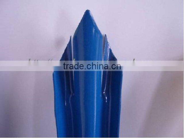 China supplier!! Green color steel plastic fence with 2.4M