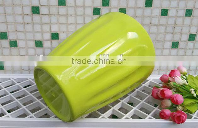 Wholesale cheap color plastic flowerpot