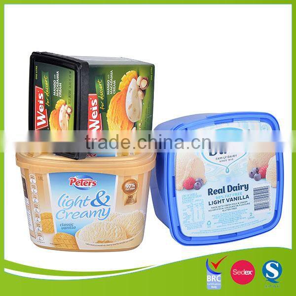 2015 Best Selling Ice Cream Tubs /Yogurt Tubs