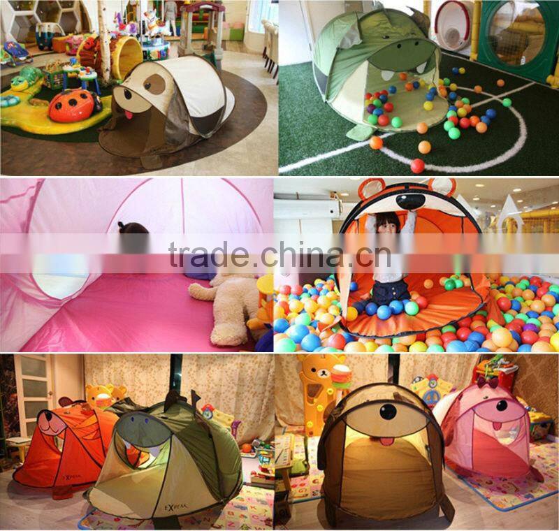 Cute animal shape kids pop up tent
