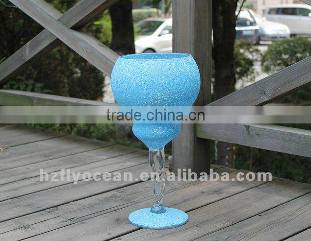 Facory supply Blue Mosaic Vase