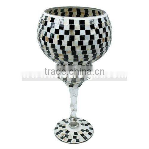 Facory supply Blue Mosaic Vase