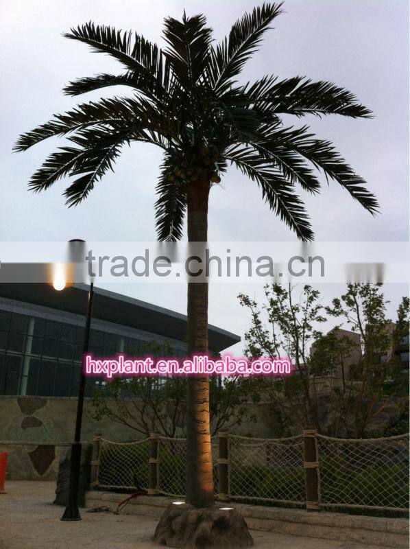 Artificial big tower palm trees