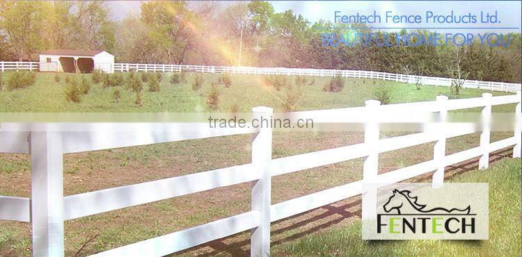 Fentech High Quality Plastic PVC Horse Fencing