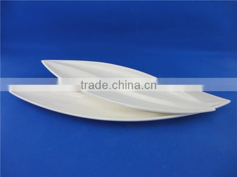 serving dish leaf shaped dish