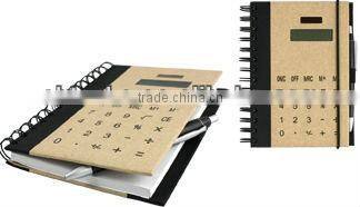 Hot sell notebook with calculator cover