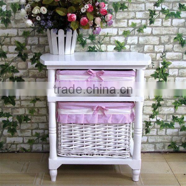 tong wood kitchen cabinet wire basket for other home decoration