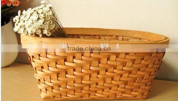 east basket type cheap bamboo folding fruit basket