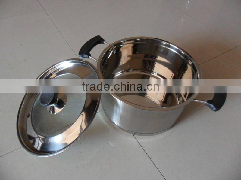 Stainless steel cooking pot/sauce pot/soup pot