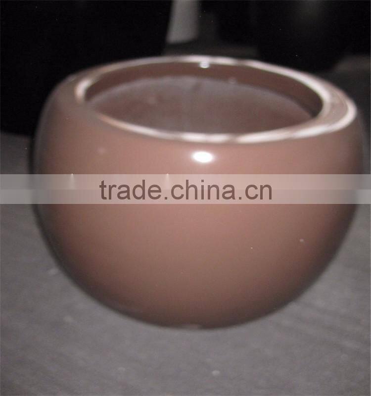 LXY072313 China manufacturer garden small decorative plant pot fiberglass flower pots