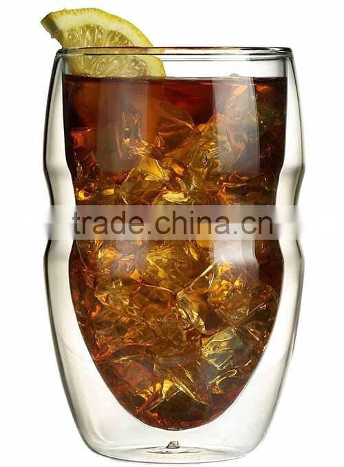 2014 world cup glass cup double wall glass cup