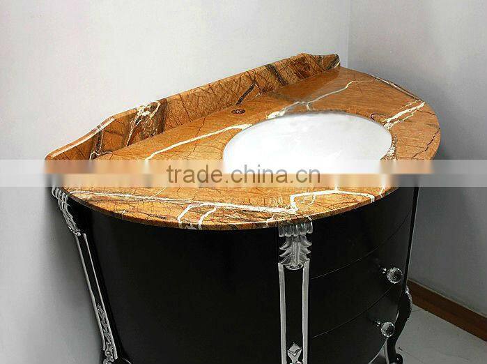 European Style Classical Bathroom Vanity, Vintage Black Color Vanity Unit,Quality Customized Vanities For Bathroom(BF08-4068)