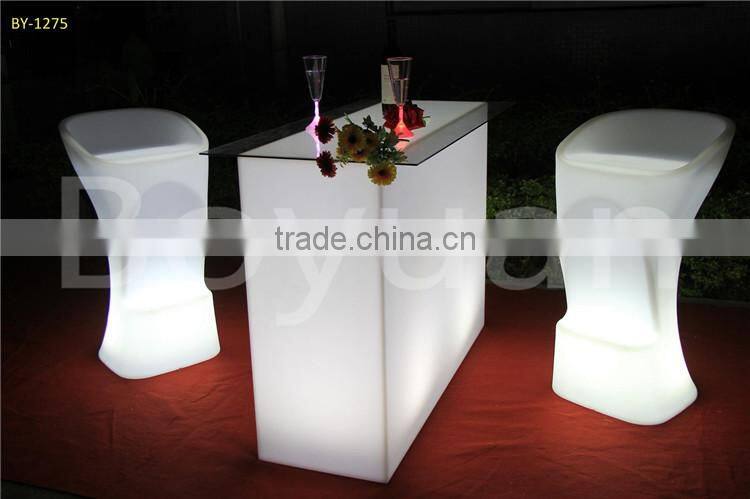 led hight table/led outdoor table/led rectangular table