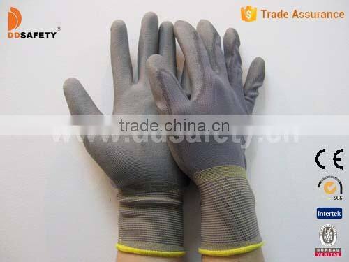 DDSAFETY High Quality Hot Sale 2016 PU Gloves Maxiflex Gloves