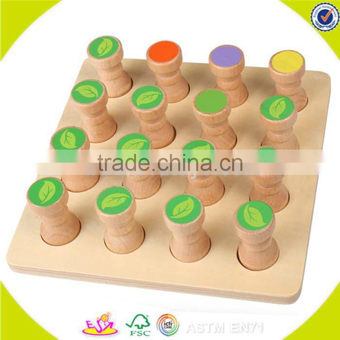wholesale best sale baby wooden intellect block cheap kids wooden intellect block W13E048