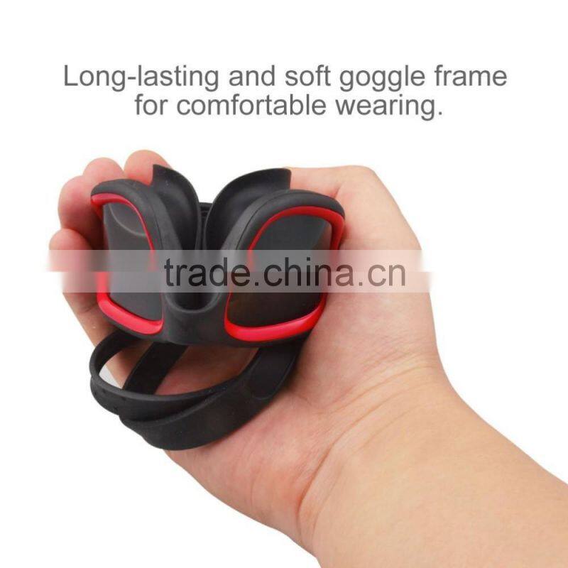 Professional Polarized Blue Silicone Adult Swim Goggles(MM-7202)