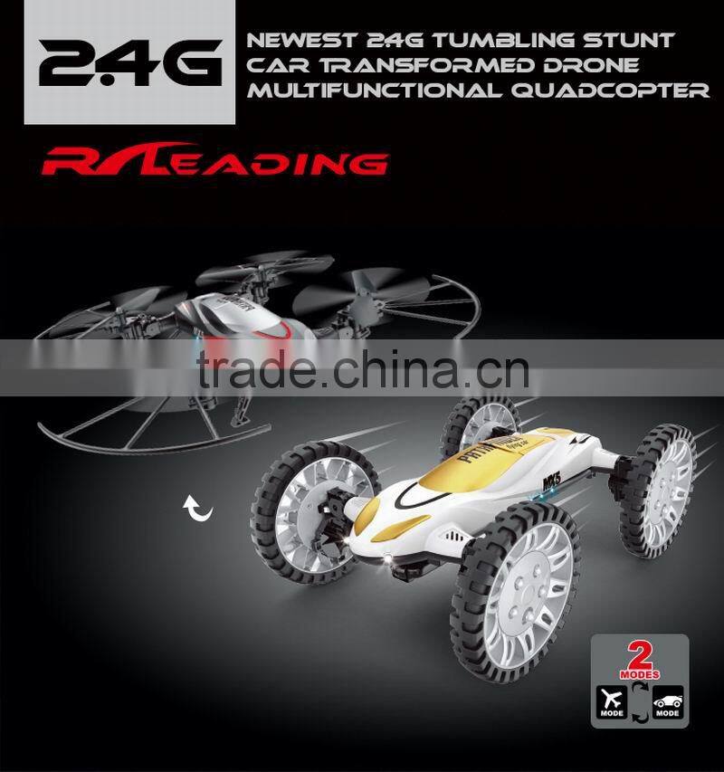 2017 Special Remote Control Tumbling Stunt Car Transformed RC Drone
