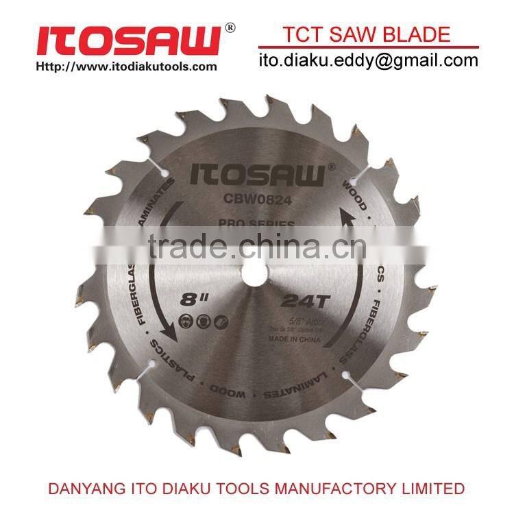 circular saw blade wood saw blade TCT wood saw blade 8 inch 24T