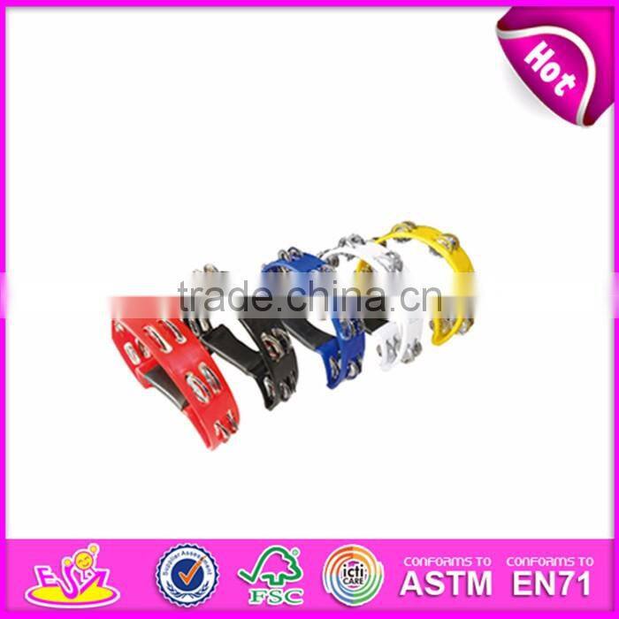 Hot sale baby toy musical instrument hand tambourine W07I102