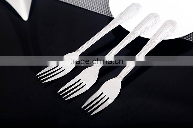 New stainless steel fork Fruit fork Stainless Steel Hotel Cutlery