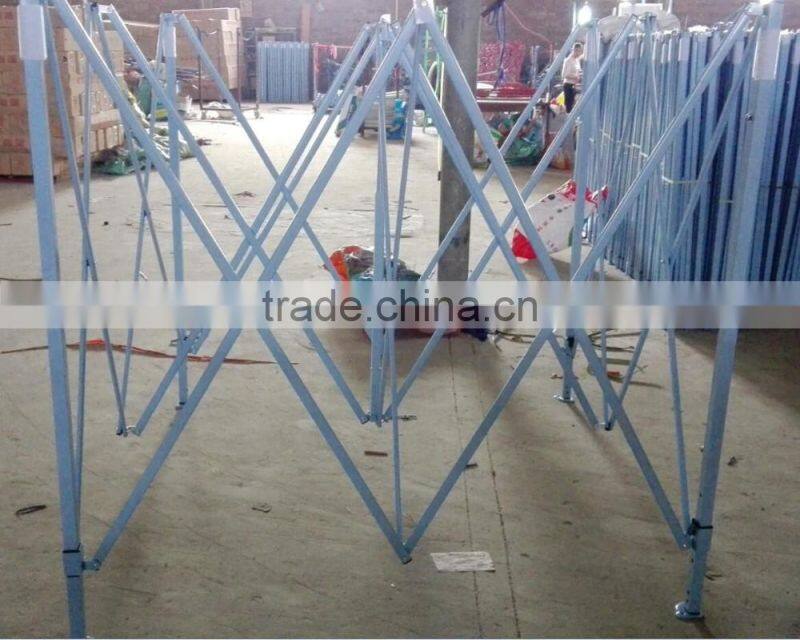 customized stainless steel adjustable height fold trade show pvc tent