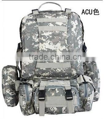 New men's Camouflage backpack outdoor mountaineering bags tactical in the combination of many Backpack